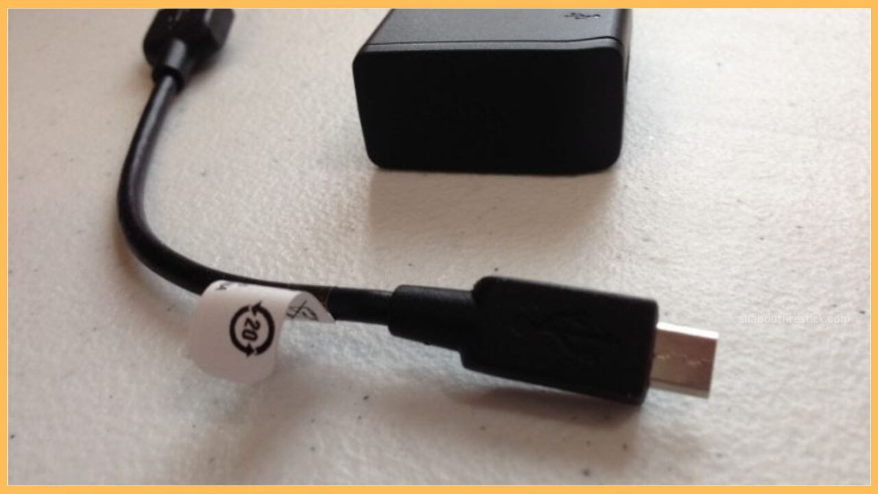 Eject and reconnect the adapter to fix the Firestick stuck on loading screen issue