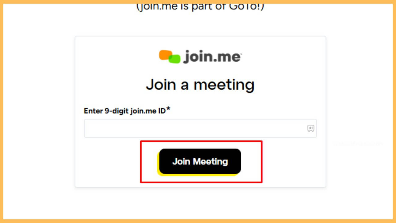 Hit Join Meeting