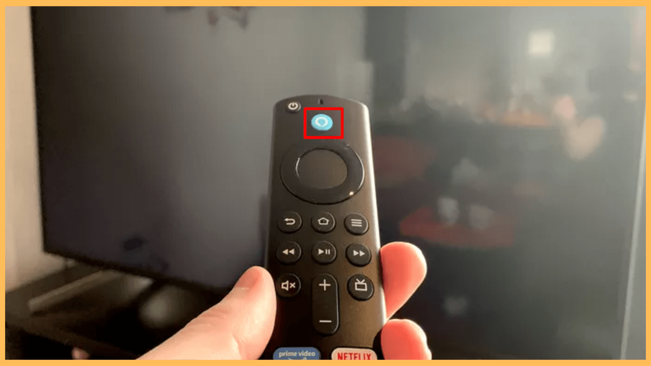 How to Connect Firestick to Hotel WiFi - Press the Power button