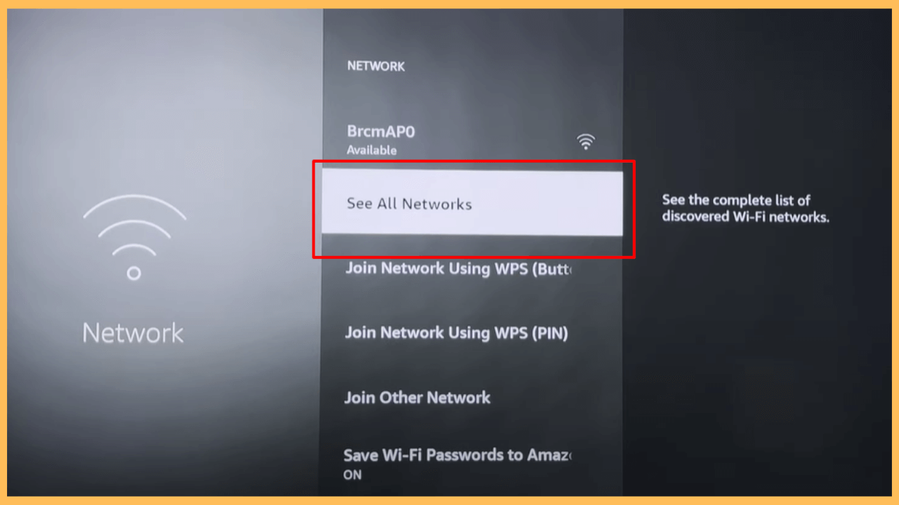Select See All Networks