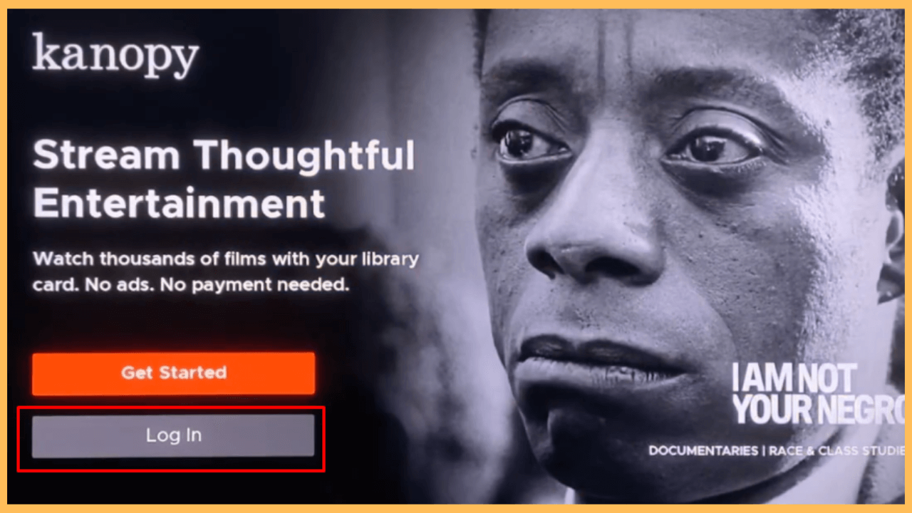 Kanopy on Firestick - Select Login