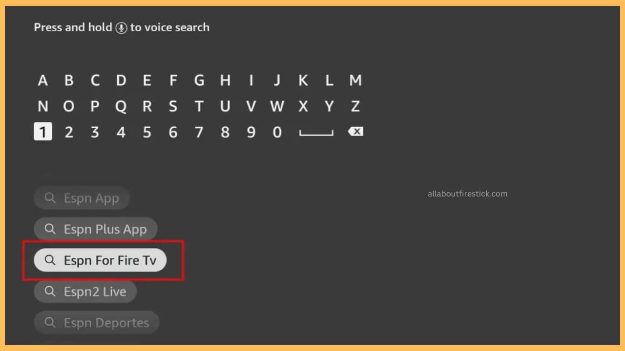 ESPN for Firestick