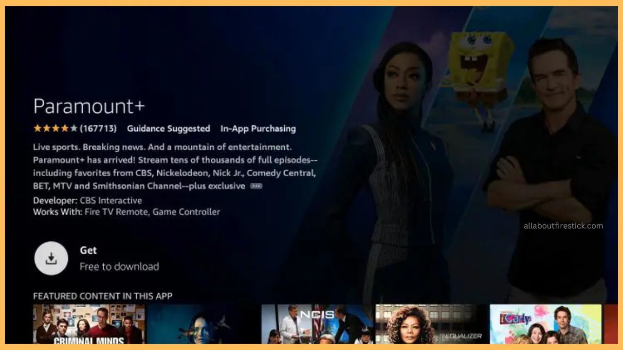 Get Paramount Network on Firestick