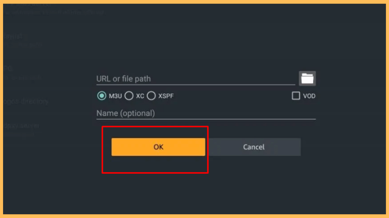 Select OK