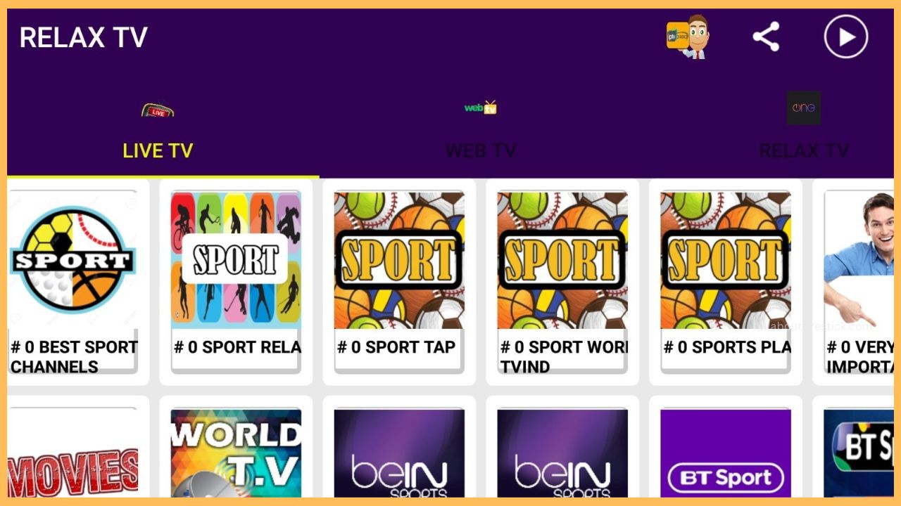 Relax TV APK on Firestick