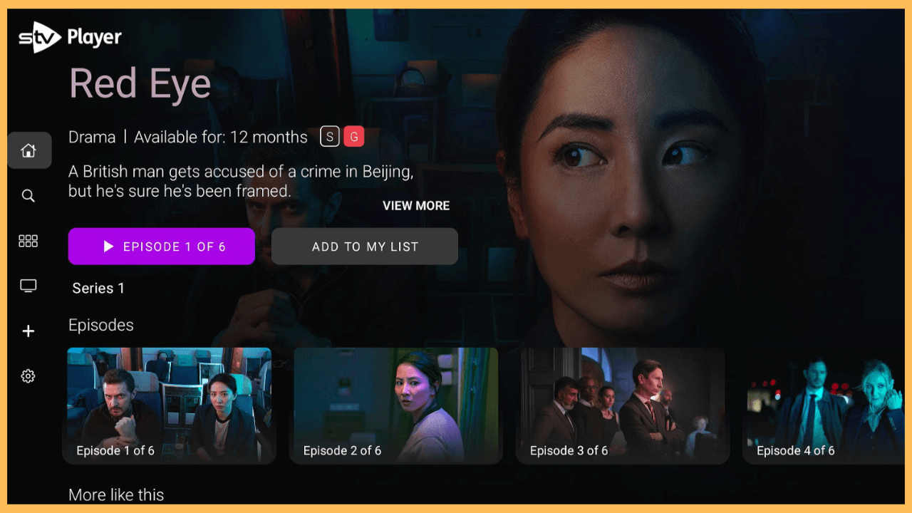 STV Player on Firestick - Start streaming