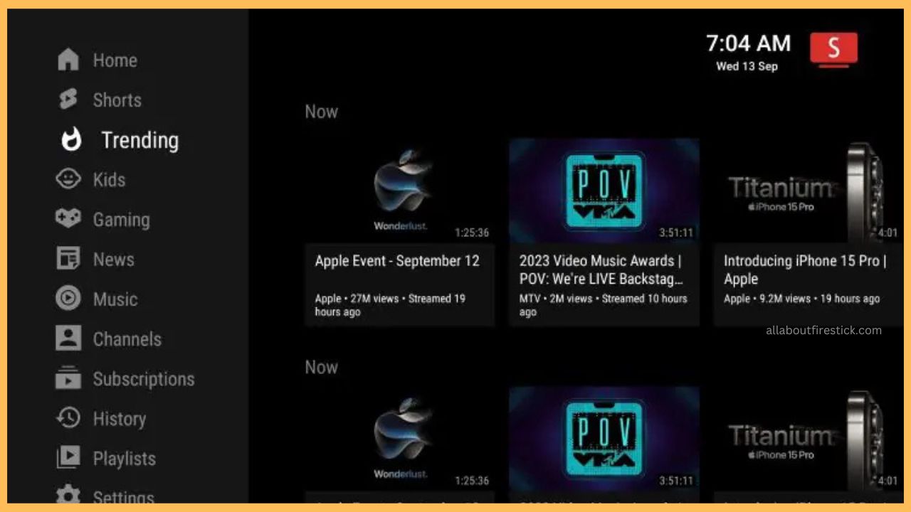 SmartTube on Firestick