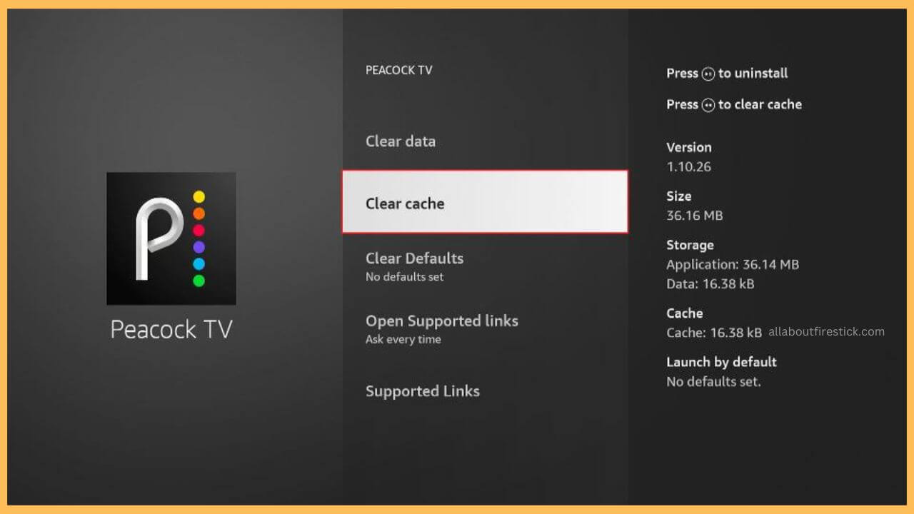 Clear Cache - Speed Up Firestick