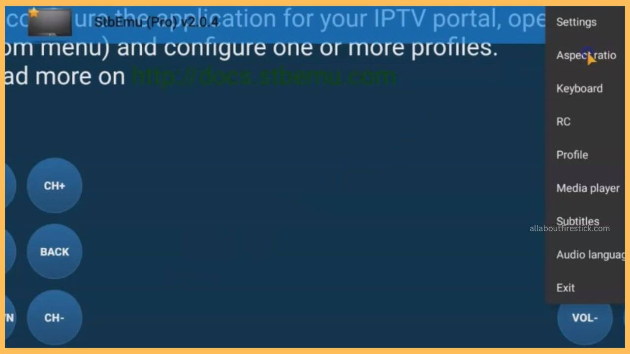 StbEmu Pro on Firestick