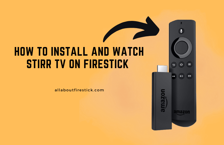 Stirr on Firestick