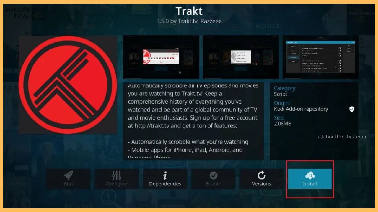 Choose Install Option