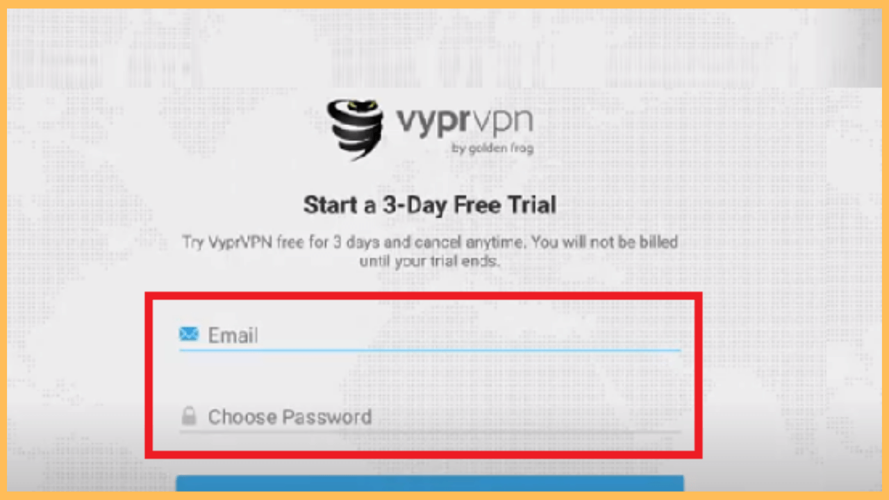 VyprVPN on Firestick - Login to your account