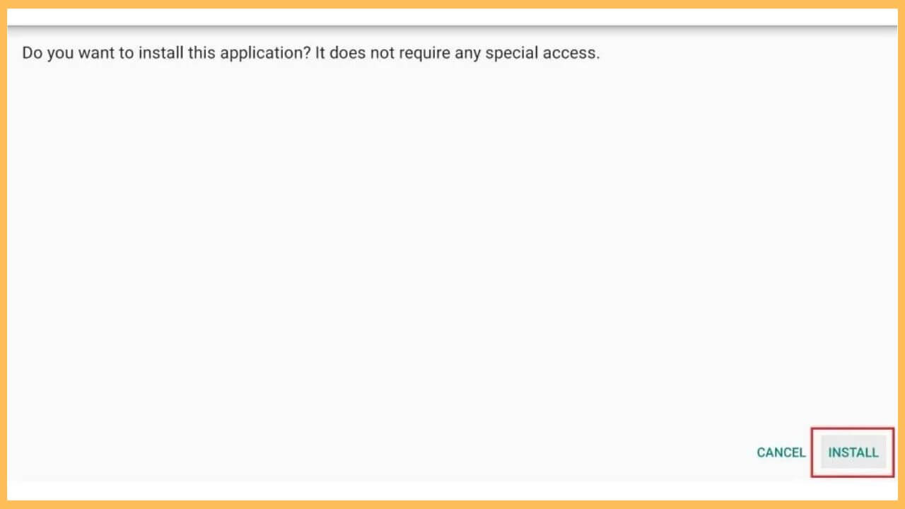 Choose Install Option