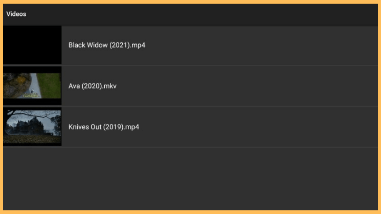 Start streaming media files using YesPlayer on Firestick