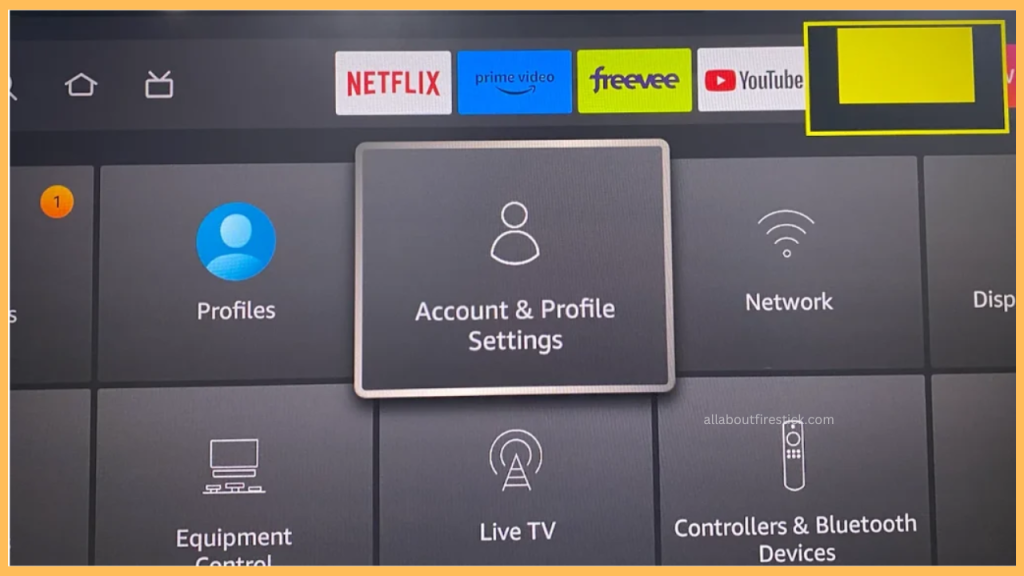 Firestick zoomed in
