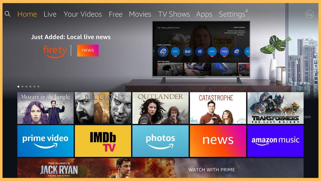 Amazon News on Home Screen