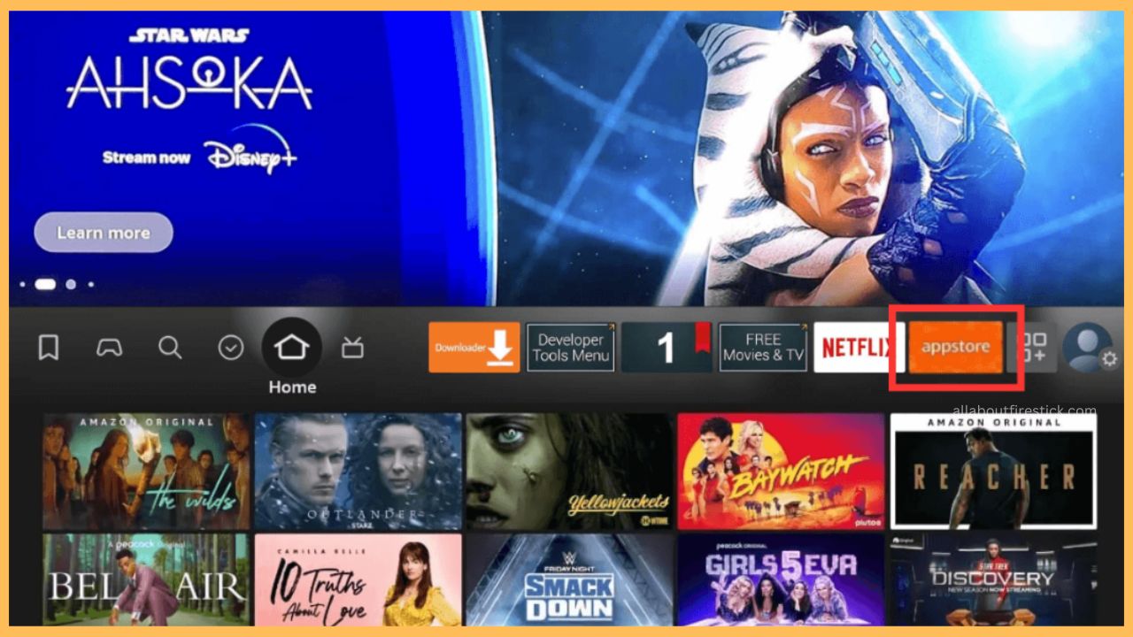 Choose Appstore - Vevo on Firestick