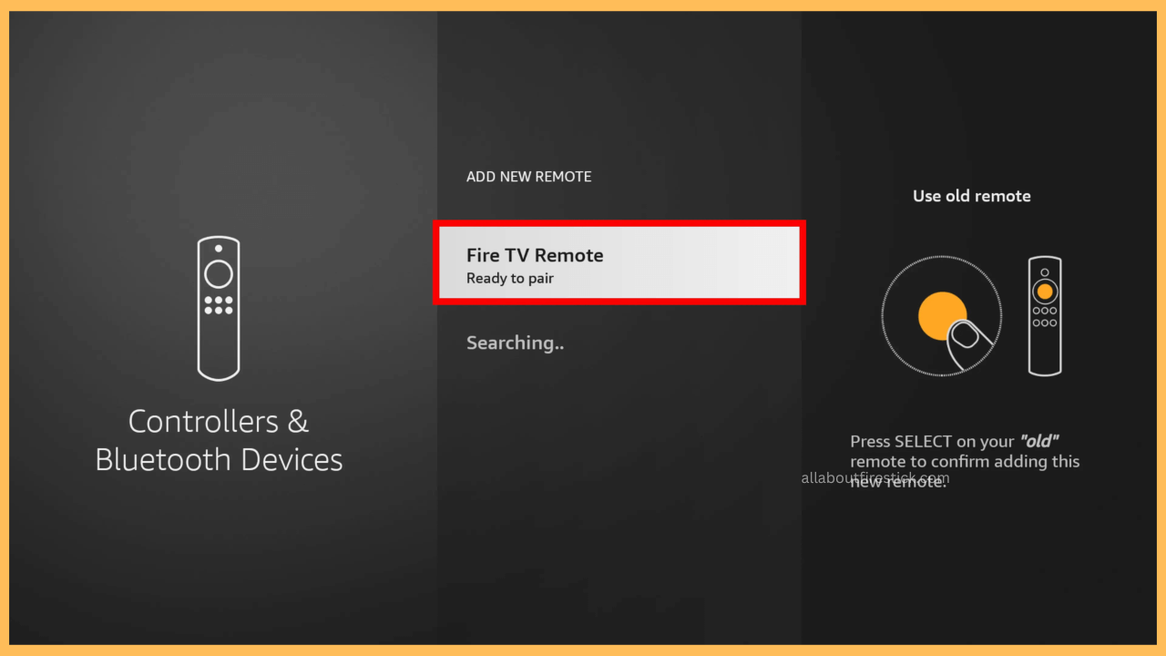 Pair Firestick remote