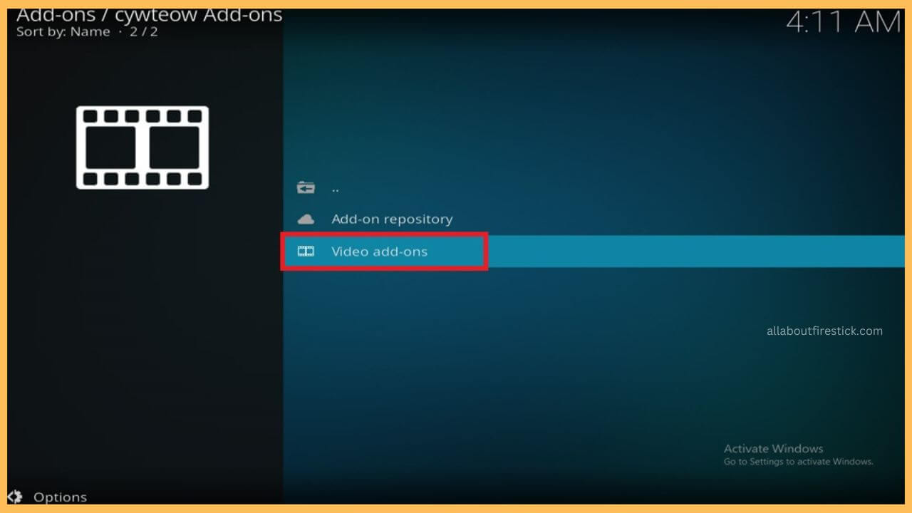 Choose Video Ons - GoGoAnime on Firestick