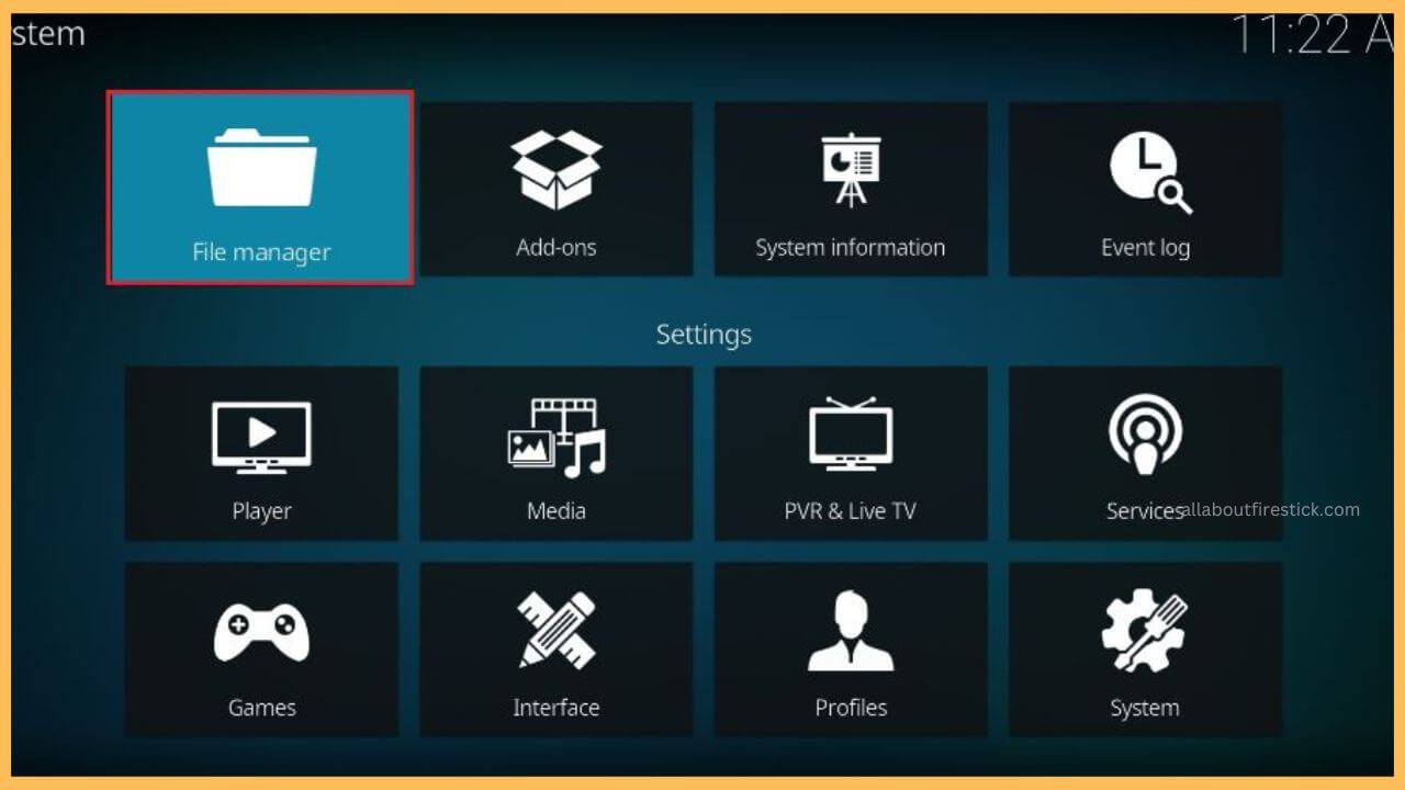 Select File Manager - GoGoAnime on Firestick