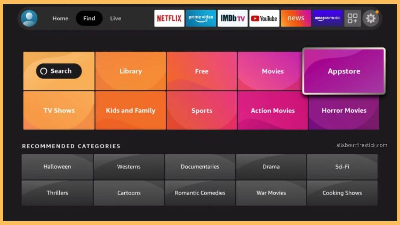 Choose Appstore - GoTo Meeting on Firestick