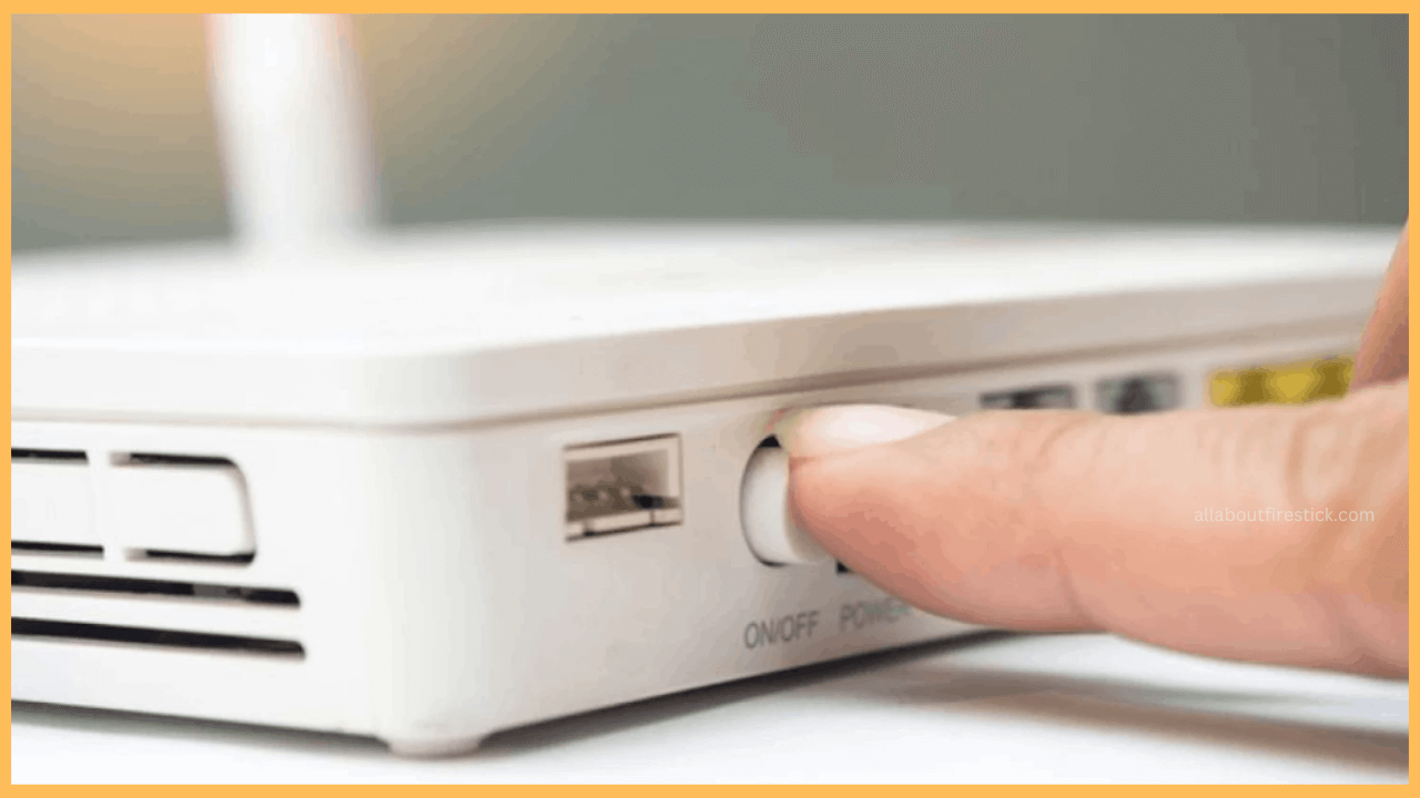 Reboot the WiFi Router