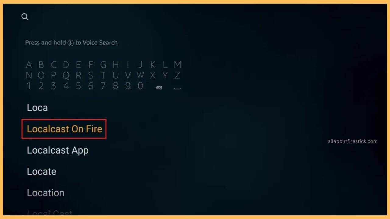 Enter LocalCast on Fire