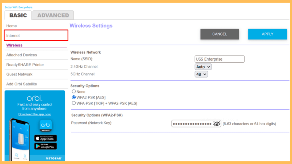 Configure McAfee VPN on WiFi router