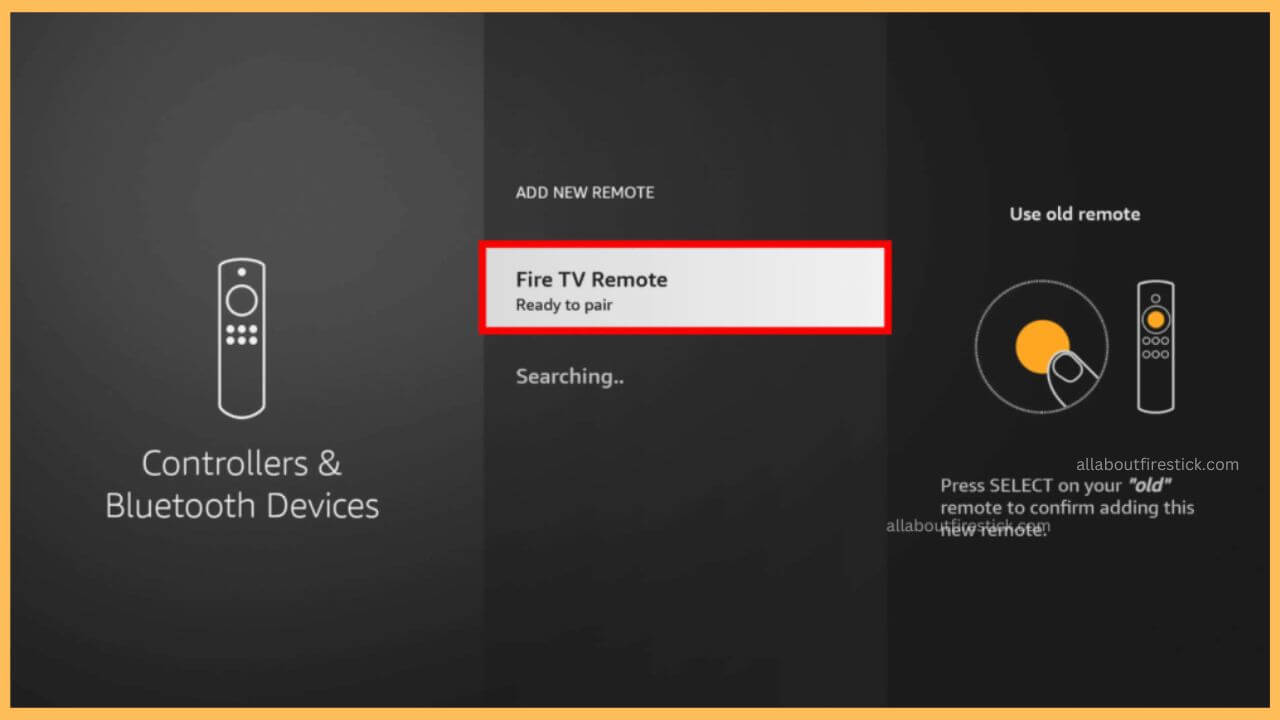 Pair Firestick Remote