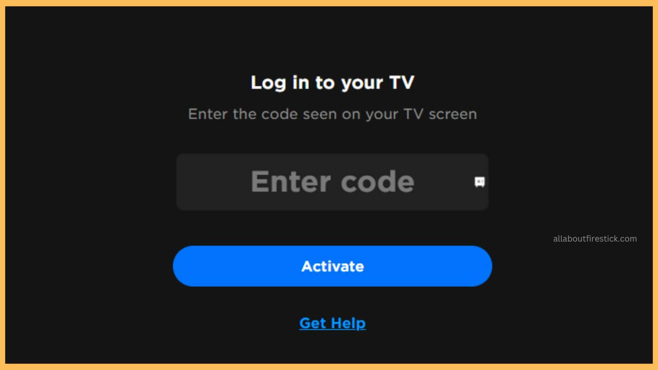 Choose Activation Website