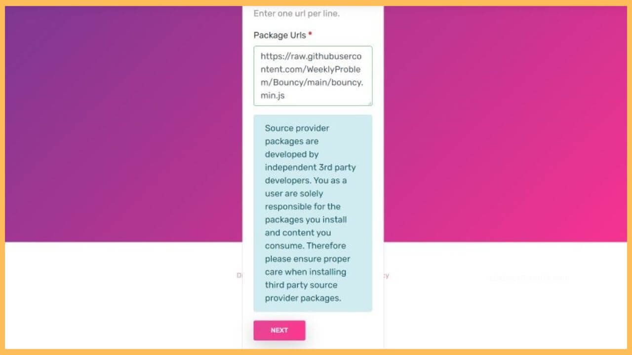 Tap Next Button - Sycler on Firestick
