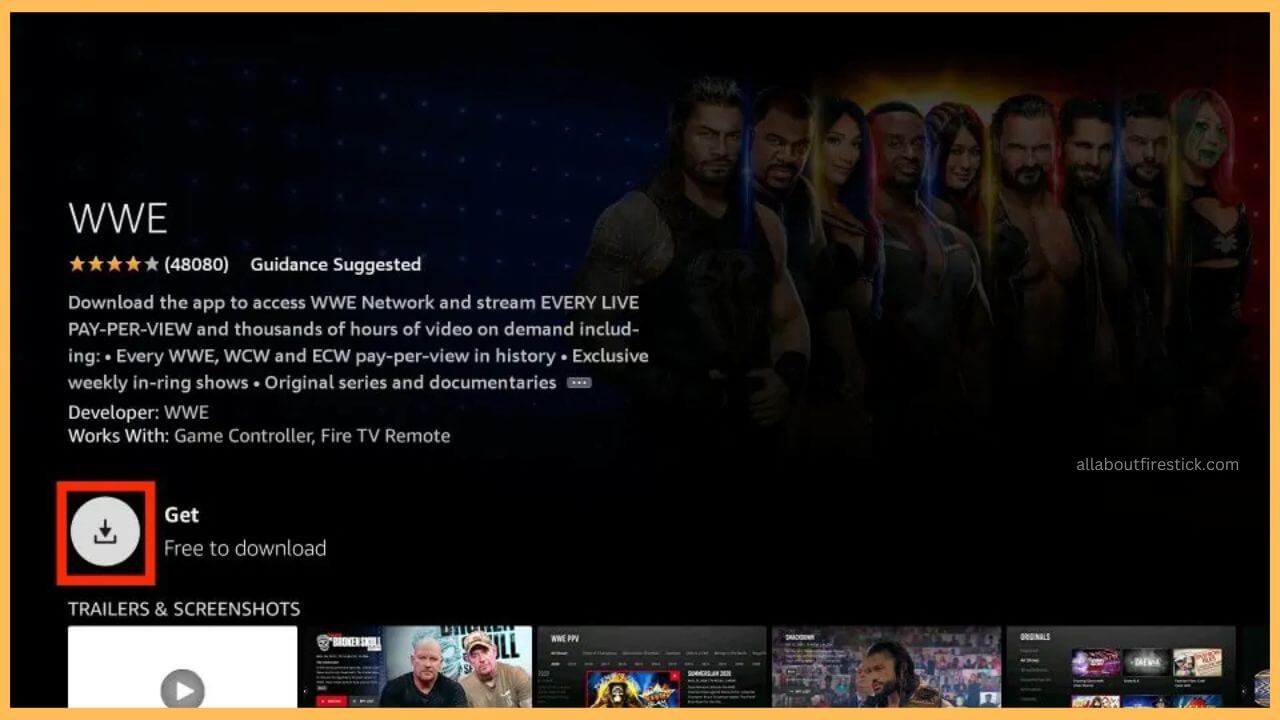 Click Get - WWE on Network