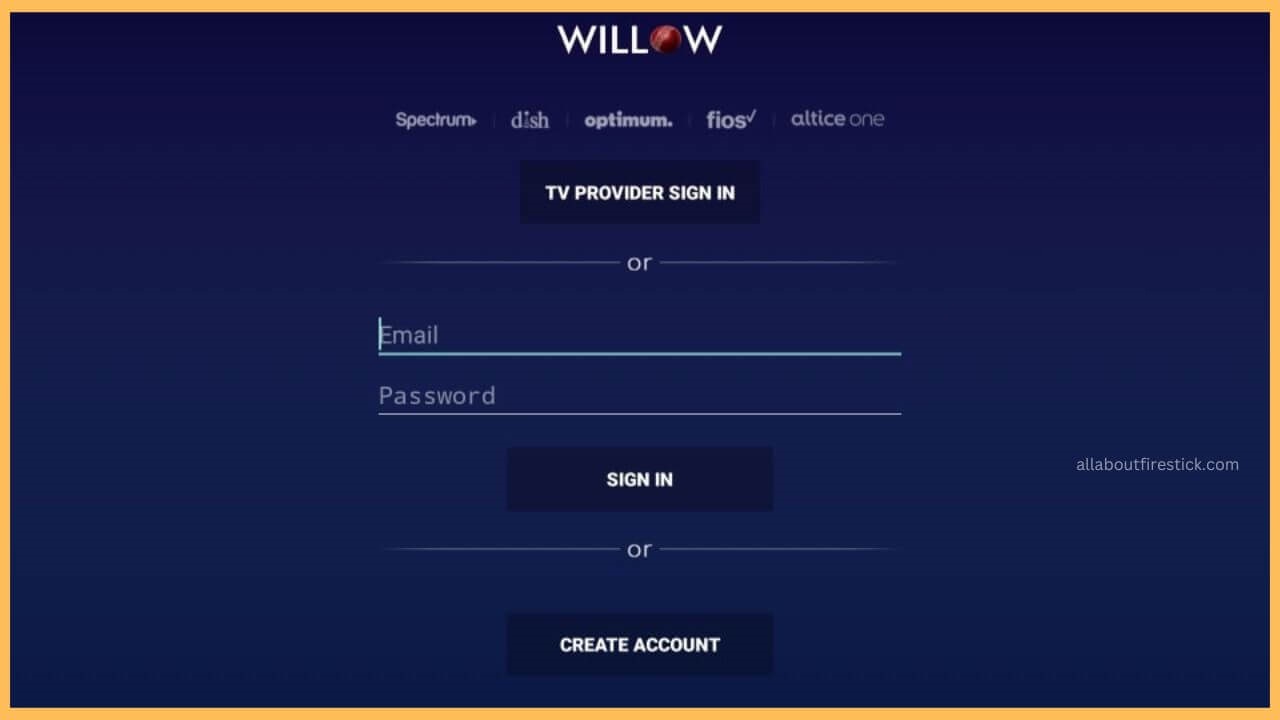 Select Login or Sign Up