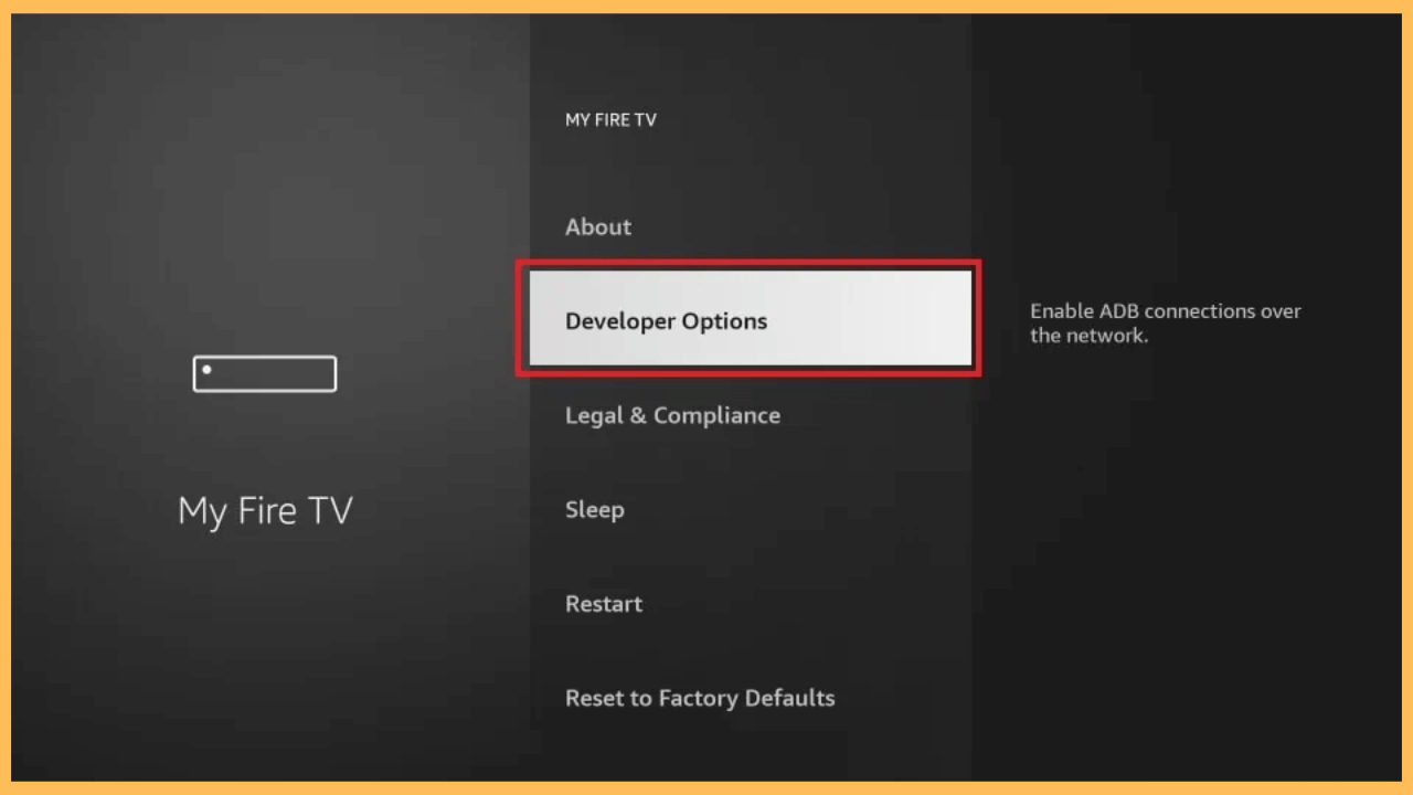 Tap Developer Options