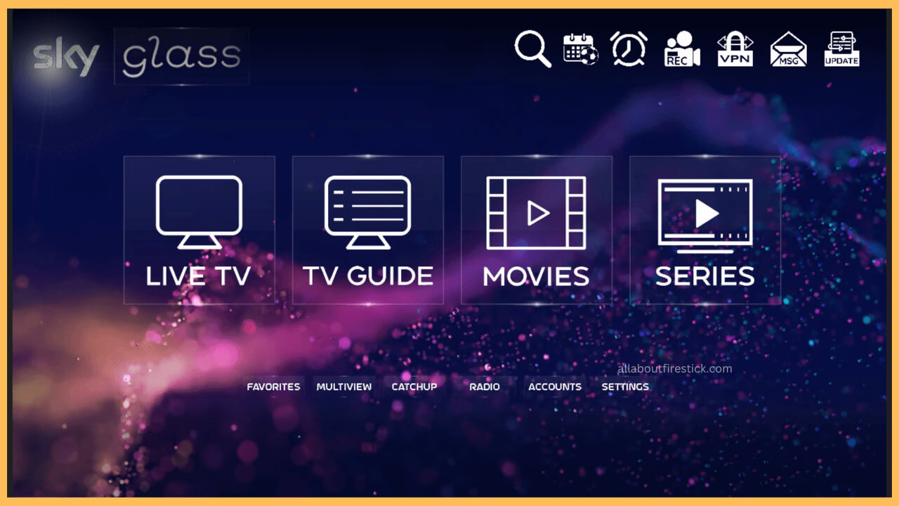 Access Sky Glass on Firestick