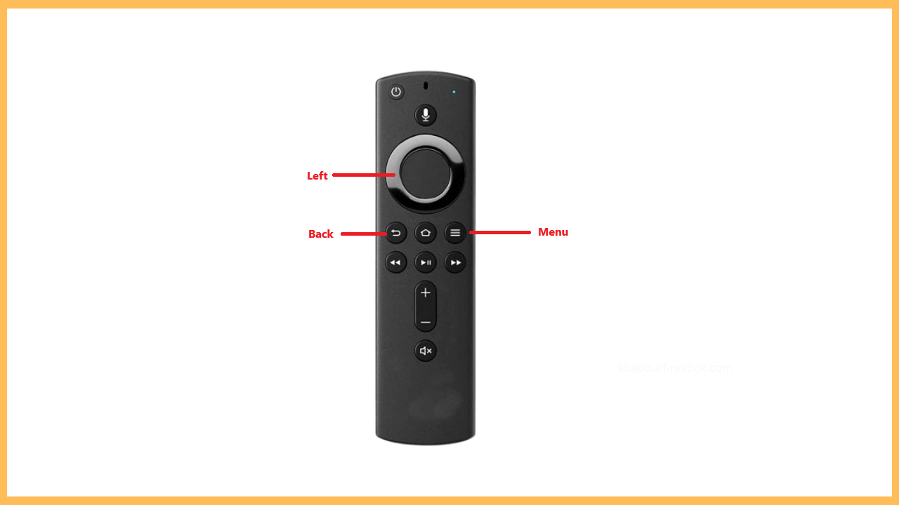 Firestick Remote Shortcuts - Reset Firestick Remote
