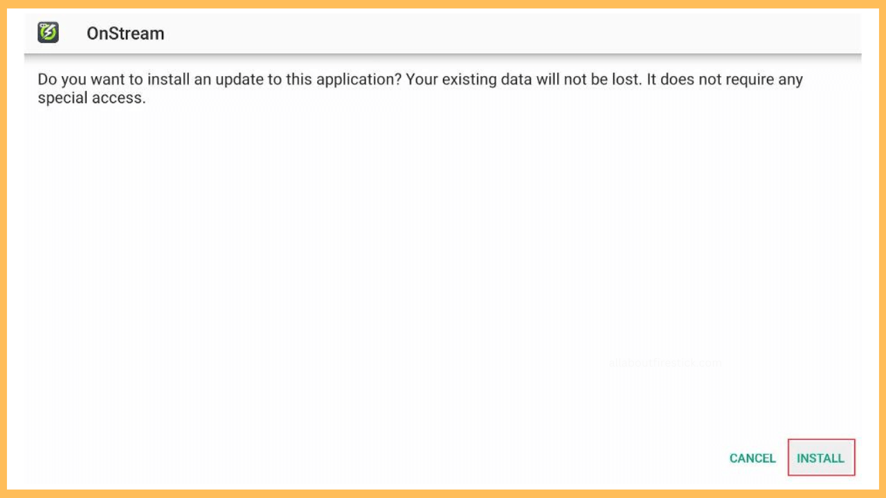 Install OnStream on Firestick