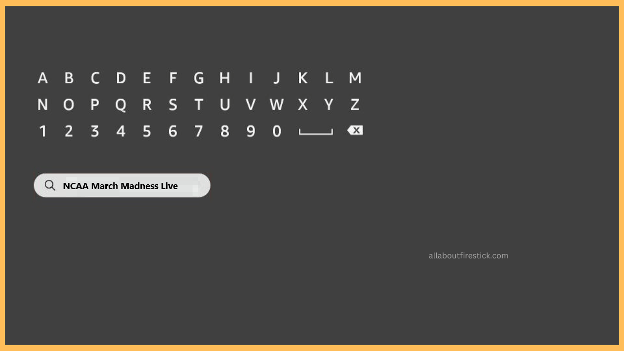 Search for NCAA March Madness Live App