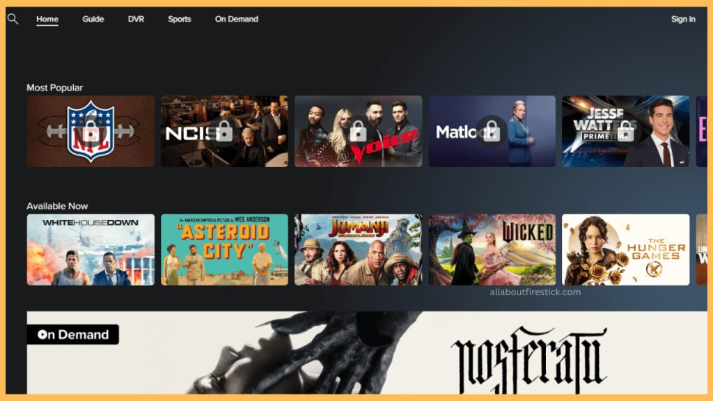 Stream Dish Anywhere on Firestick via Silk Browser