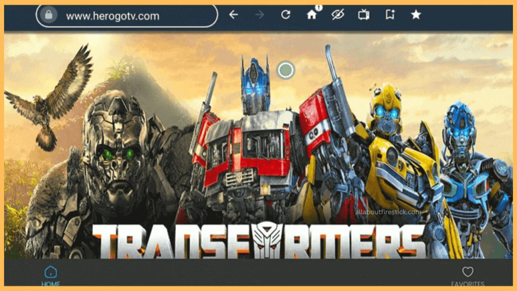 Stream Herogo TV on Firestick via Silk Browser
