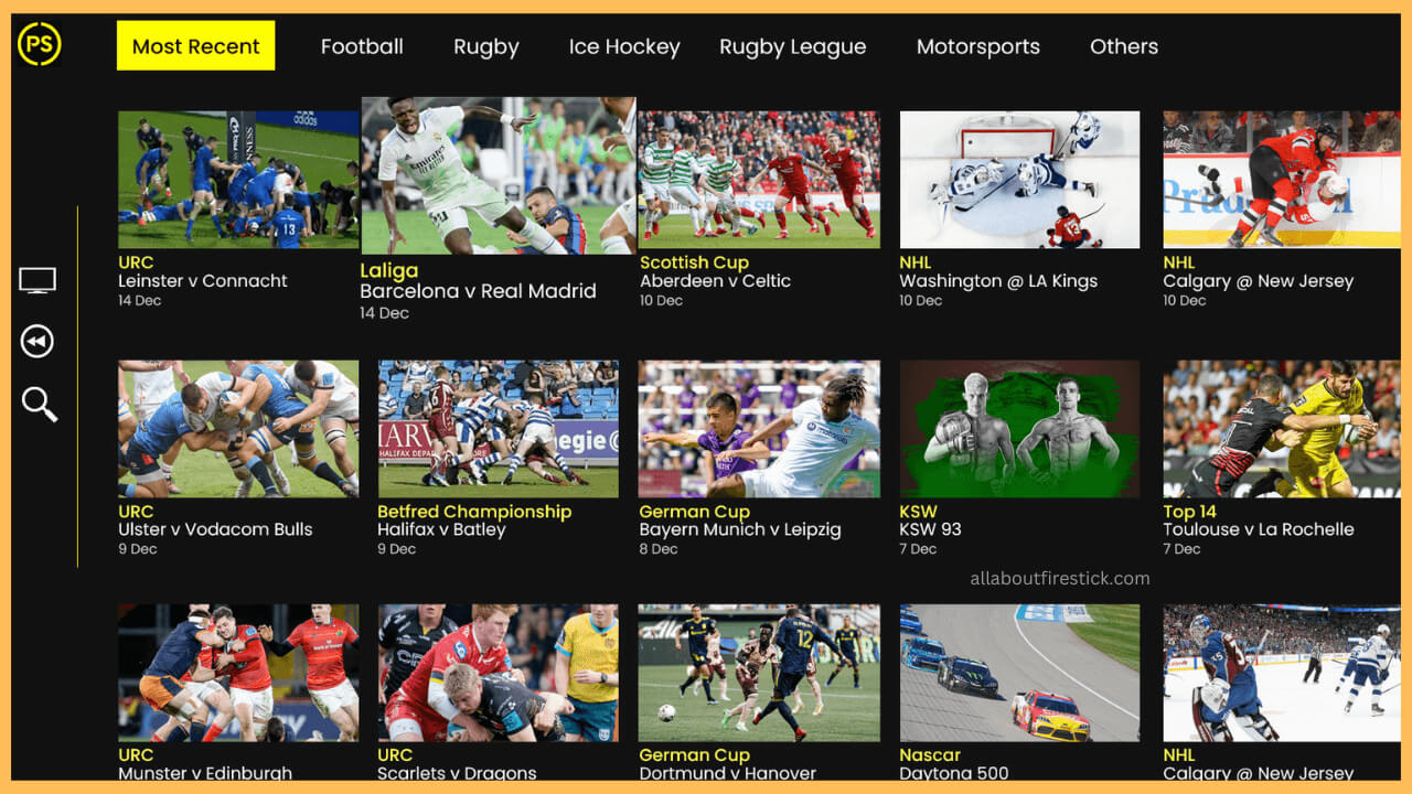 Stream Premier Sports on Firestick