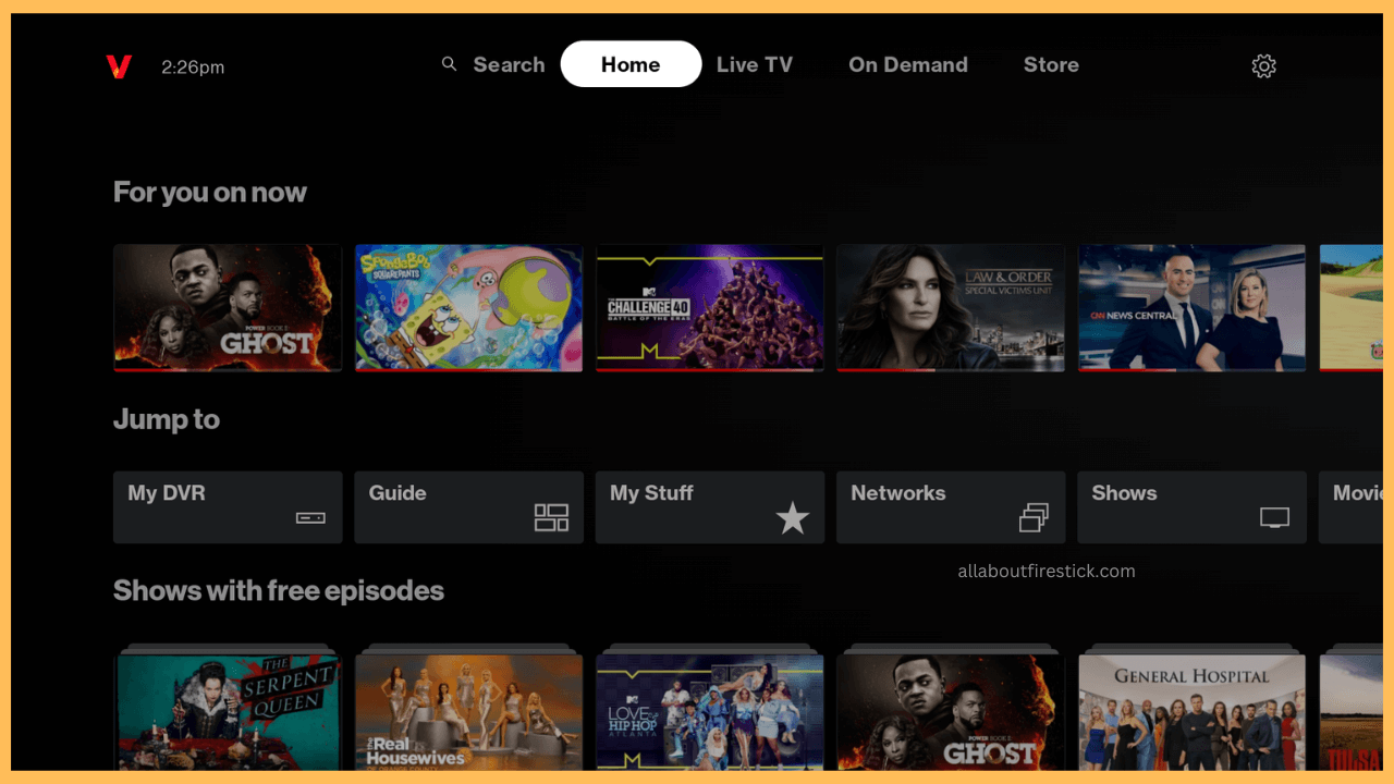 Watch Fios TV on Firestick