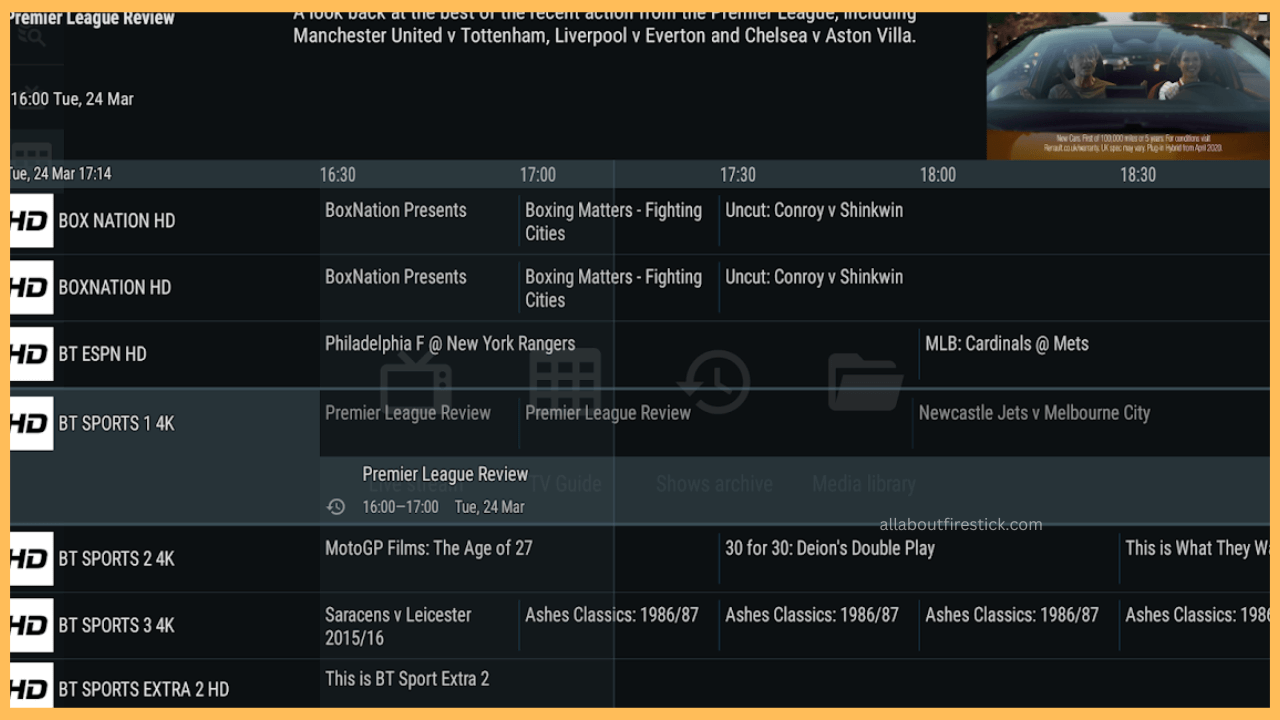 Watch IPTV Shows with OTT Navigator on Firestick