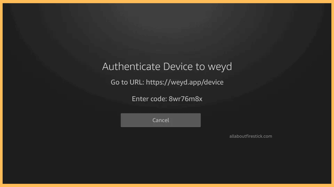 Authenticate Device to Weyd