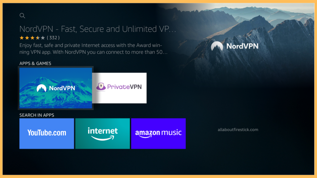NordVPN on Firestick