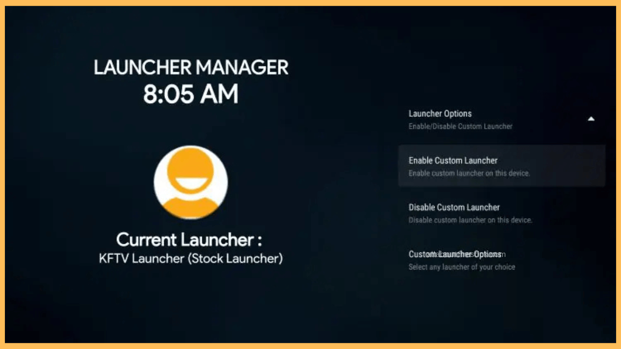 Enable Custom Launcher
